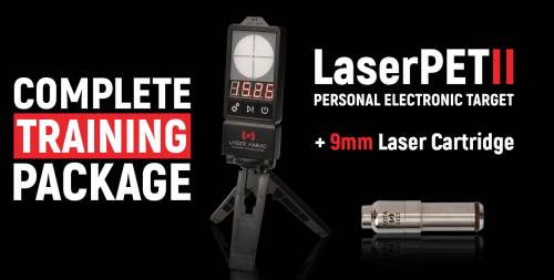 Laserpet ii plus surestrike 9mm (9x19) cartridge - red laser