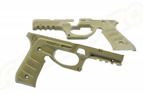 Sistem grip plus rail pentru beretta 92/m9 - tan