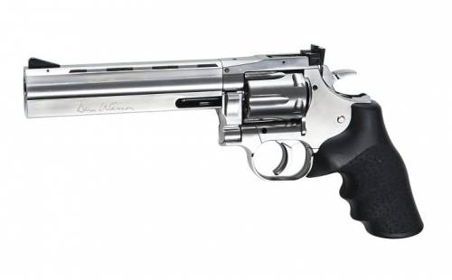 Revolver dan wesson - model 715 - 6 inch - silver - full metal - gnb - co2 - low power special version