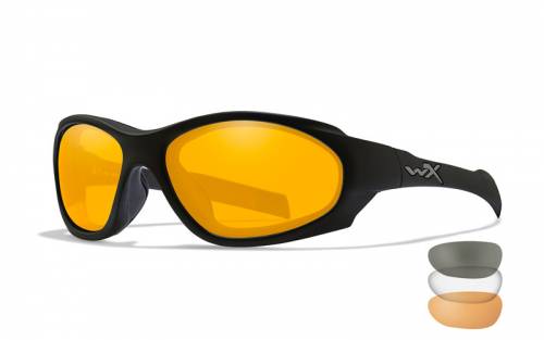 Ochelari cu protectie balistica model xl-1 ad comm - smoke/clear/rust - matte black frame