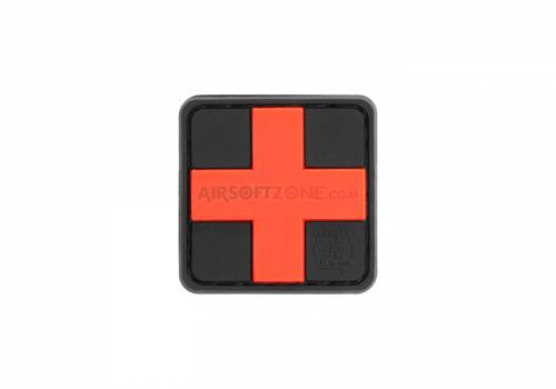 Patch cauciucat red cross - 25mm - blackmedic