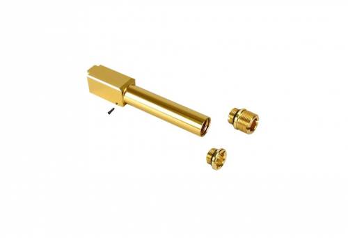 2 way fixed - non-recoiling outer barrel pentru glock19x umarex - gold